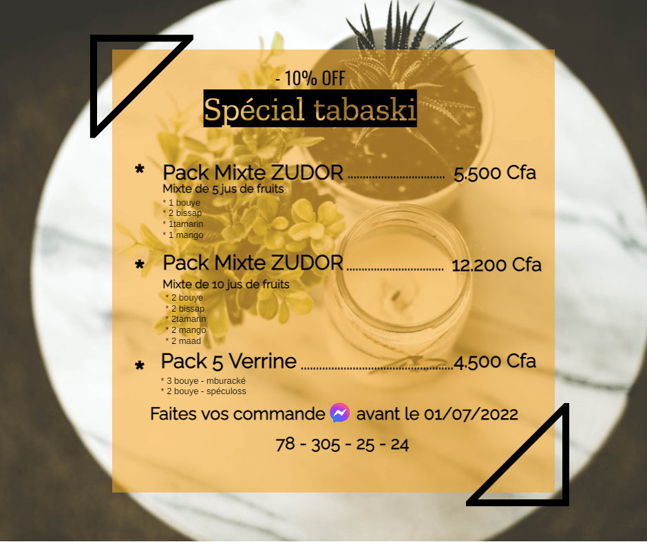 Pack spécial TABASKI