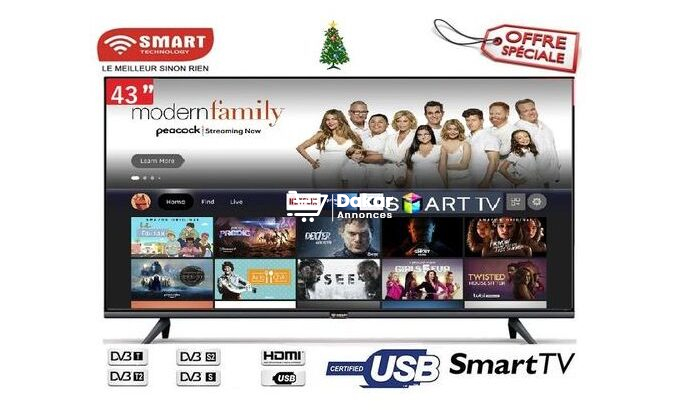 PROMO Smart TV 43 Pouces FULL HD